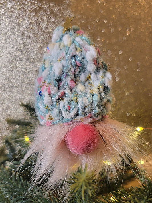 Pompom Gnomes w/ Sparkly Hats: RETRO {knit kit}