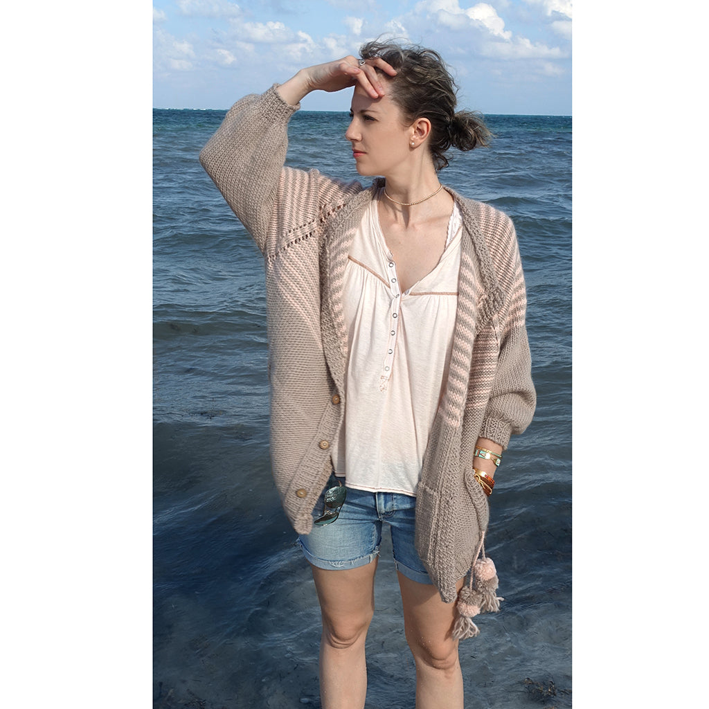 beau cardi {knitting pattern}-knitting pattern-The Crafty Jackalope