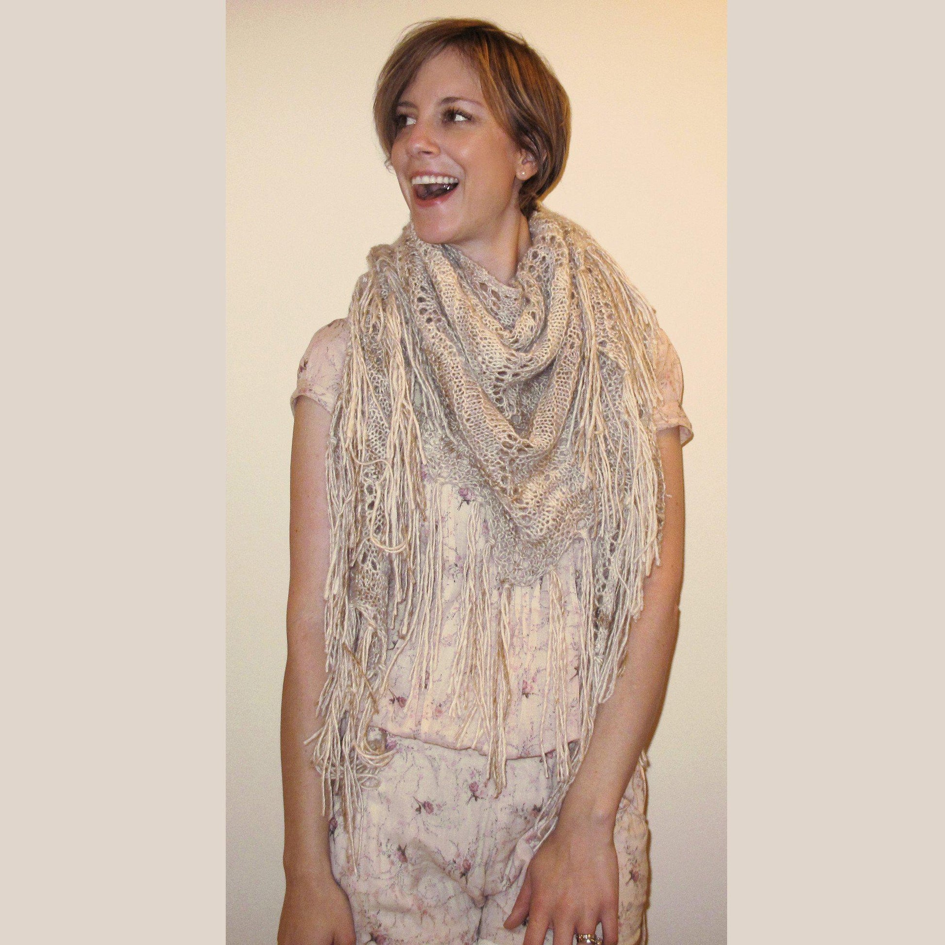 Feathering Shawl {knitting pattern} - The Crafty Jackalope - 2