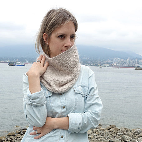 honey stone cowl {knitting pattern}-knitting pattern-The Crafty Jackalope