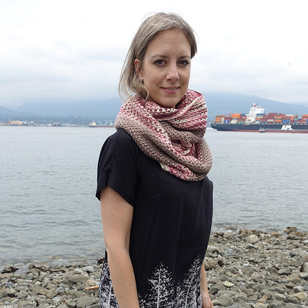 ribbon rock cowl {knitting pattern}-knitting pattern-The Crafty Jackalope