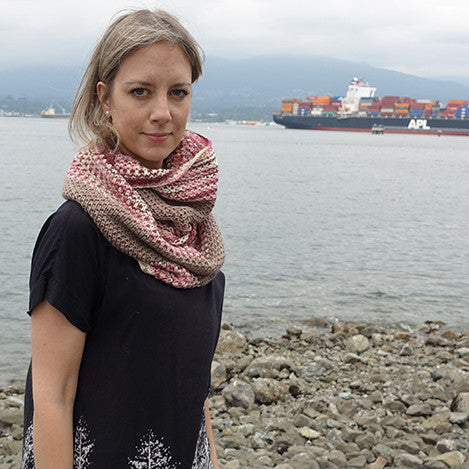 ribbon rock cowl {knitting pattern}-knitting pattern-The Crafty Jackalope