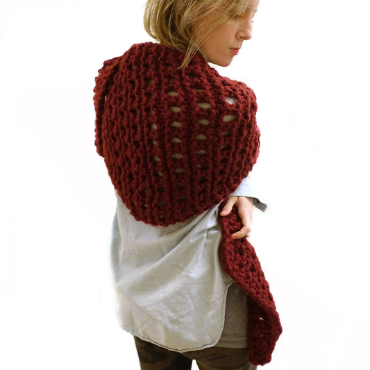 rusted shawl {PDF pattern & knit kit}-knit kit-The Crafty Jackalope