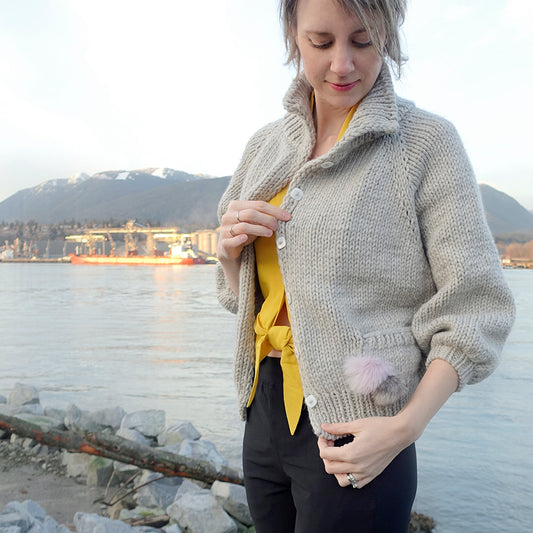 Elliot Cardi {knitting pattern}