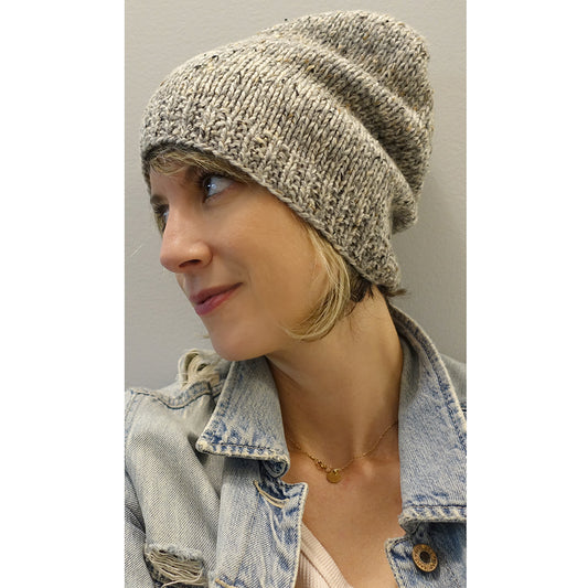 marled madness hat {knitting pattern}