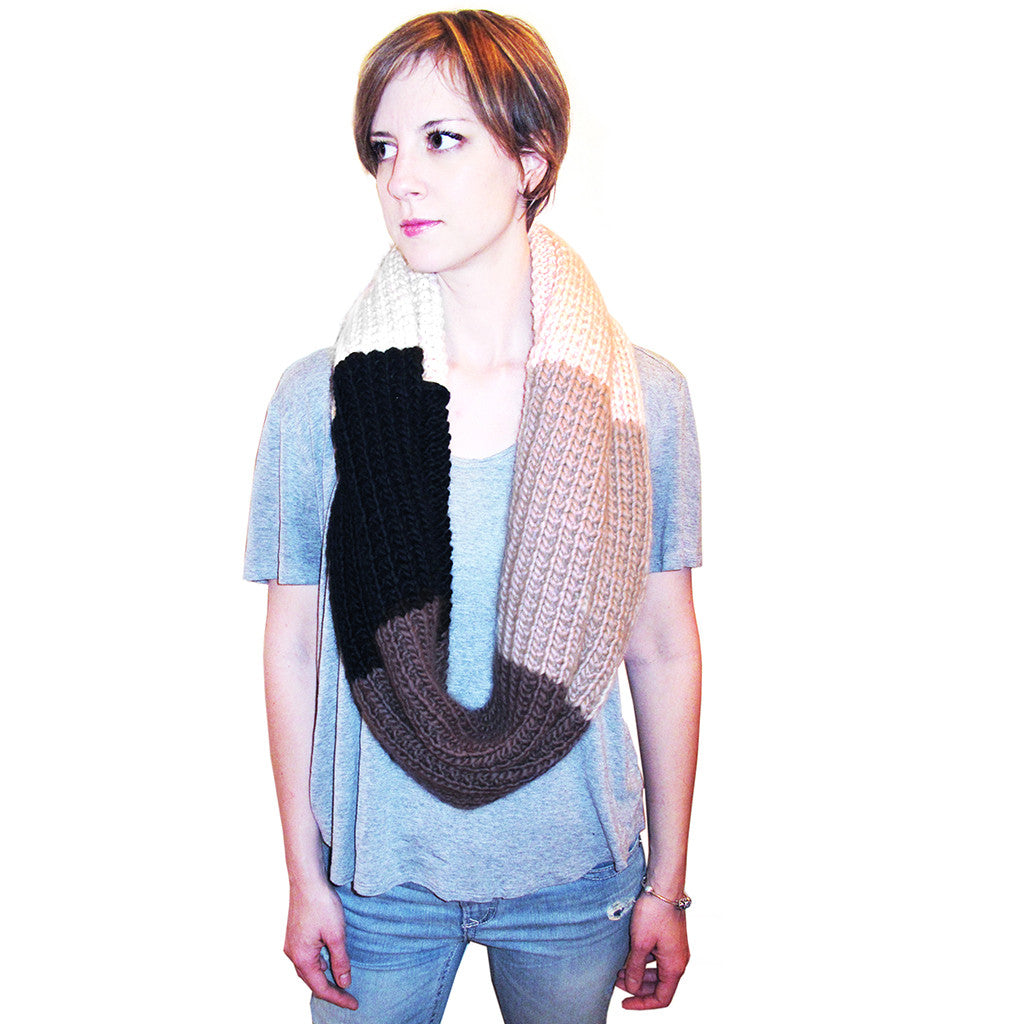 ice cream cowl {knit pattern}-knitting pattern-The Crafty Jackalope