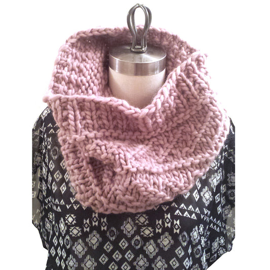 love wool guernsey cowl {knitting pattern}-knitting pattern-The Crafty Jackalope