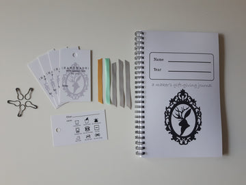 a quick look at filling out the pages of the maker's gift-giving journal ~ click here to comment