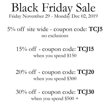 SALE: black friday to cyber monday ~ click here to comment