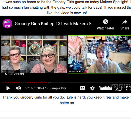 Grocery Girls Makers Spotlight ~ Click here to comment