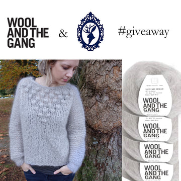 wool and the gang & the crafty jackalope giveaway ~ click here to comment