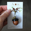 Little Acorn Stitch Marker Keeper {Accessory}