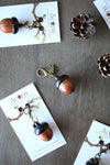 Little Acorn Stitch Marker Keeper {Accessory}