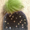 Mini Magpie Darling Hat & Pom {knit kit}