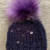 Mini Magpie Darling Hat & Pom {knit kit}