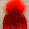 Mini Magpie Darling Hat & Pom {knit kit}