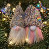 Pompom Gnomes w/ Sparkly Hats: SINGLES {knit kit}