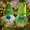 Pompom Gnomes w/ Sparkly Hats: SINGLES {knit kit}