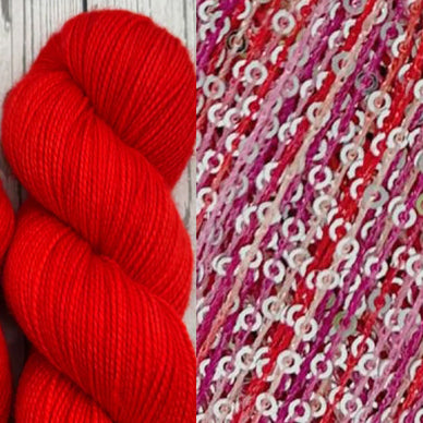 Magpie Darling Shawl FGF {knit kit}