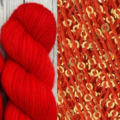 Magpie Darling Shawl FGF {knit kit}