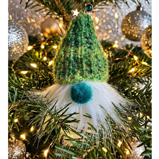 Pompom Gnomes w/ Sparkly Hats: SINGLES {knit kit}