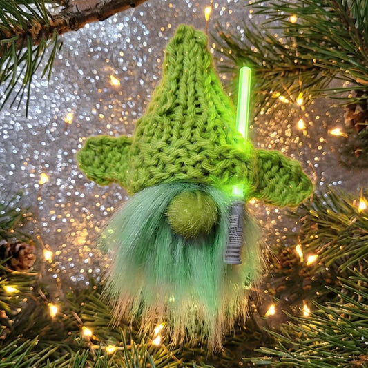 Pompom Gnomes w/ Sparkly Hats: SINGLES {knit kit}