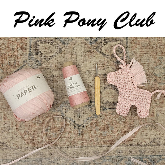 PONY BAG CHARM {crochet kit}