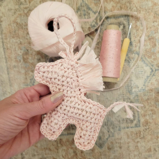 PONY BAG CHARM {crochet kit}