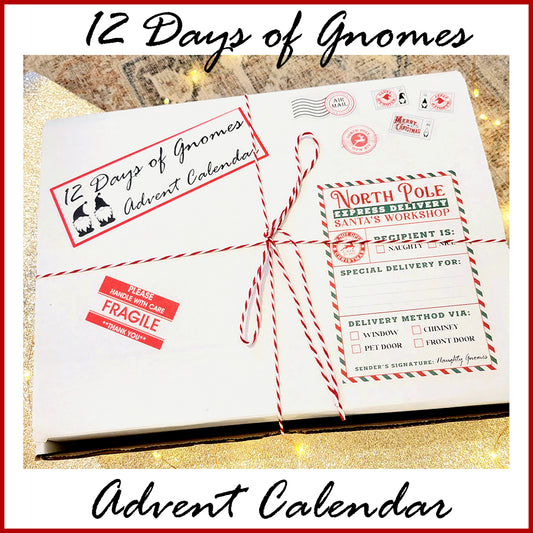 Twelve Days of Gnomes Advent Calendar {knit kit}