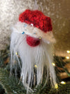 Pompom Gnomes w/ Sparkly Hats: SET OF THREE {knit kit}