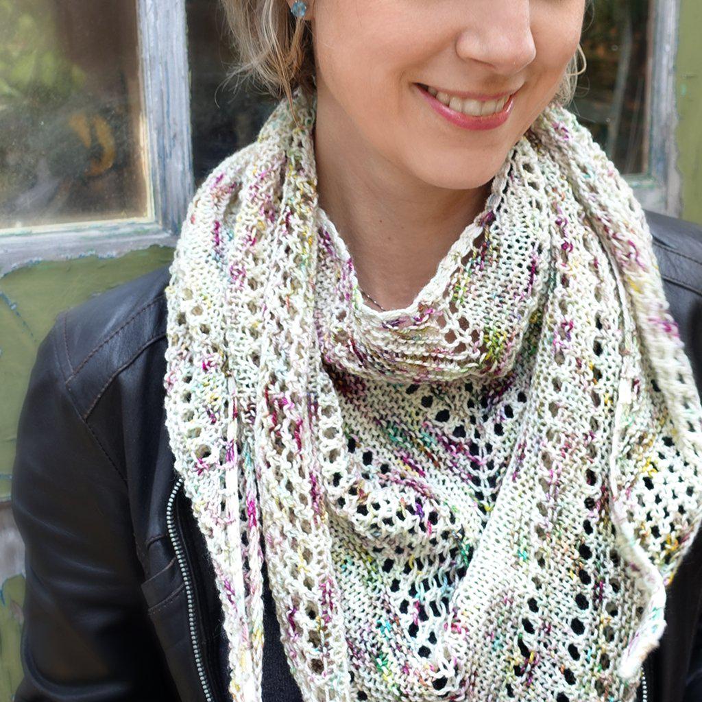 bella dean shawl {knitting pattern}-knitting pattern-The Crafty Jackalope