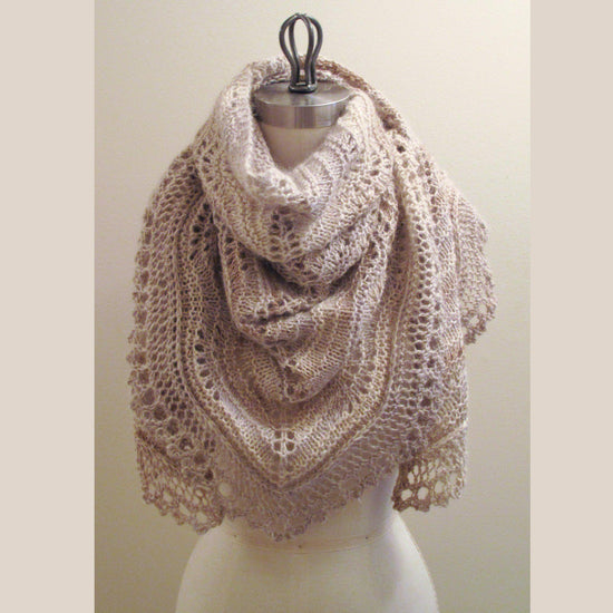 Feathering Shawl {knitting pattern} - The Crafty Jackalope - 4