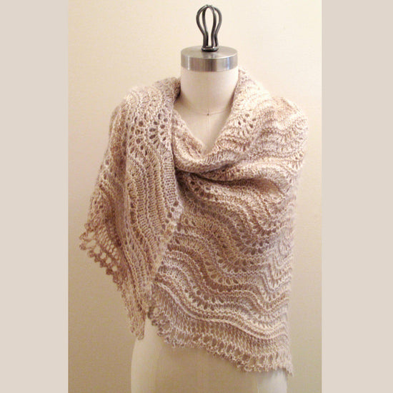 Feathering Shawl {knitting pattern} - The Crafty Jackalope - 5