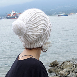 free love slouchy hat {knitting pattern}-knitting pattern-The Crafty Jackalope