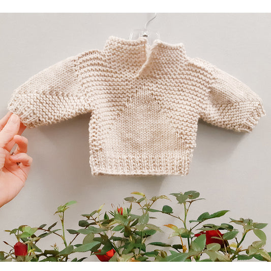 mini pilot pullover {knitting pattern}