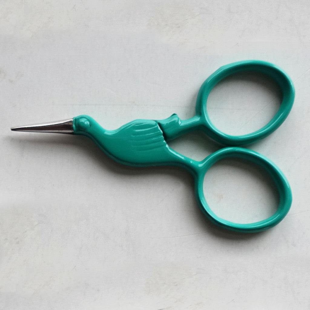 mini stork scissors-notions & tools-The Crafty Jackalope
