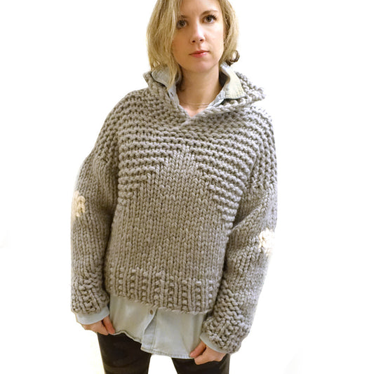 pilot pullover {PDF pattern and/or knit kit}-knit kit-The Crafty Jackalope