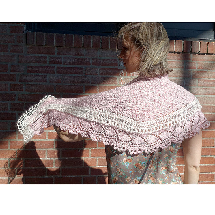 royal flounce shawl {knit pattern}-knitting pattern-The Crafty Jackalope