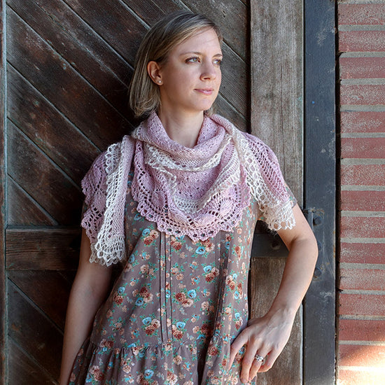 royal flounce shawl {knit pattern}-knitting pattern-The Crafty Jackalope