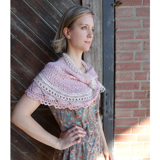 royal flounce shawl {knit pattern}-knitting pattern-The Crafty Jackalope