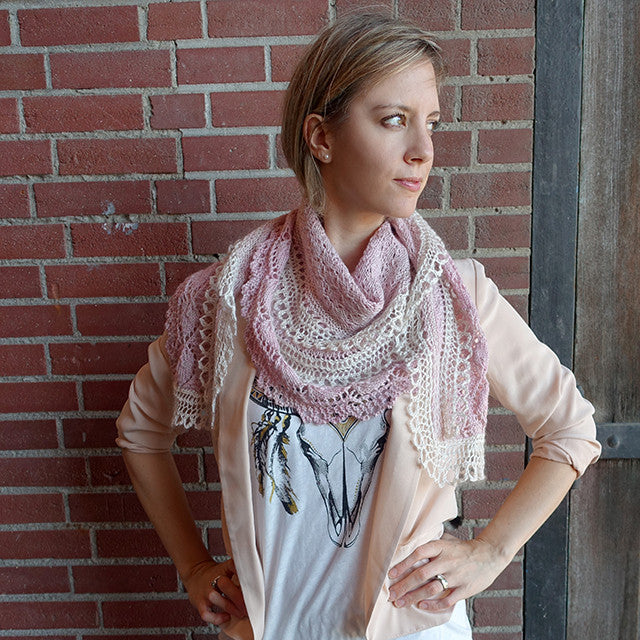 royal flounce shawl {knit pattern}-knitting pattern-The Crafty Jackalope