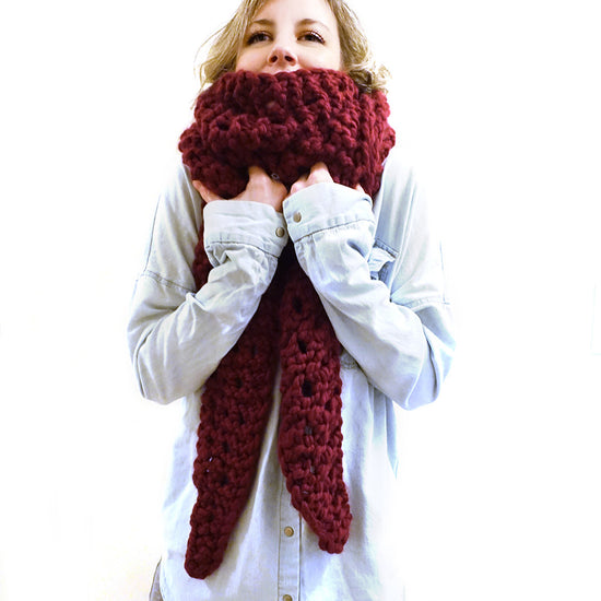 rusted shawl {PDF pattern & knit kit}-knit kit-The Crafty Jackalope