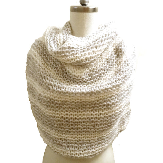 the jenny wrap stripe style {knitting pattern}