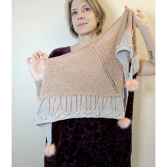 petite shawlette {knitting pattern}