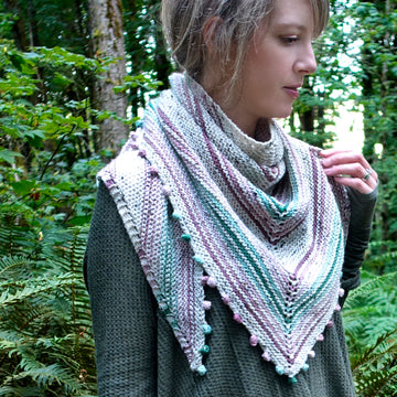 Snuggleberry Shawl {knitting pattern}