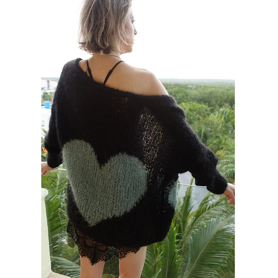 iHeart Cardi {knitting pattern}-knitting pattern-The Crafty Jackalope