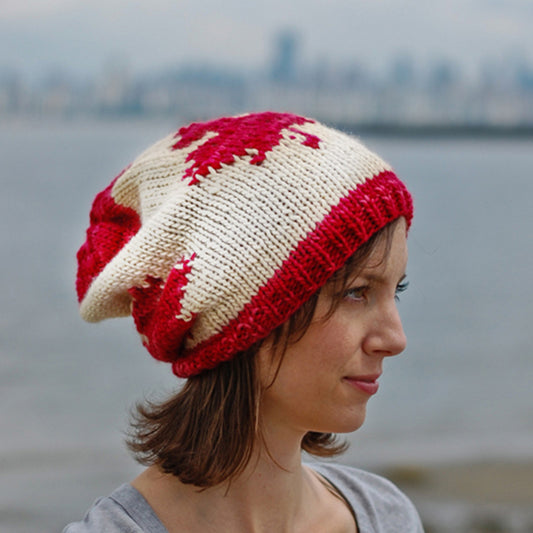 the canadian slouchy {knitting pattern}-The Crafty Jackalope