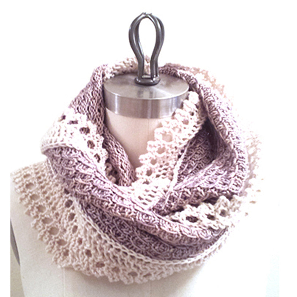 cosmopolitan frill cowl {knitting pattern}-knitting pattern-The Crafty Jackalope