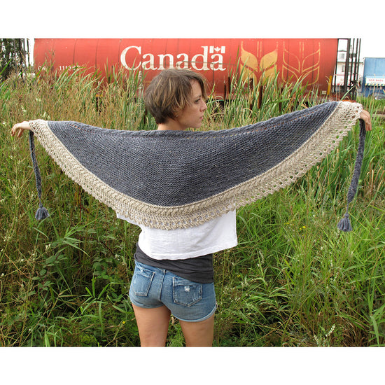 puddle shawl {knitting pattern}-knitting pattern-The Crafty Jackalope